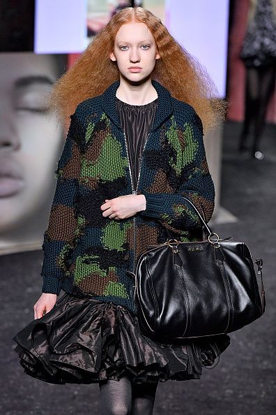 paris, france march 05 a model walks the runway during the miu miu ready to wear fashion show as part of the paris fashion week womenswear fallwinter 20192020 on march 05, 2019 in paris, france photo by victor virgilegamma rapho via getty images