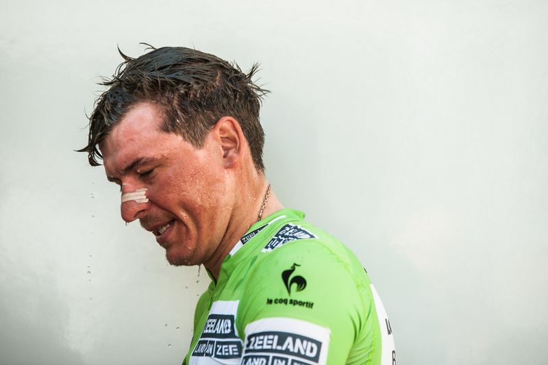 Yauheni Hutarovich (Bretagne - S&eacute;ch&eacute; Environnement) after the second stage