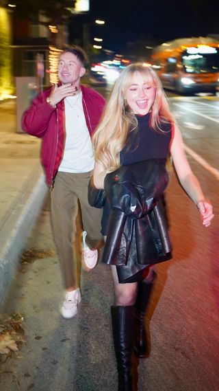 Sabrina Carpenter and Barry Keoghan on a Valentine's Day date.