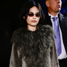 Ariana Greenblatt was spotted in NYC wearing the rising Penny Lane coat trend