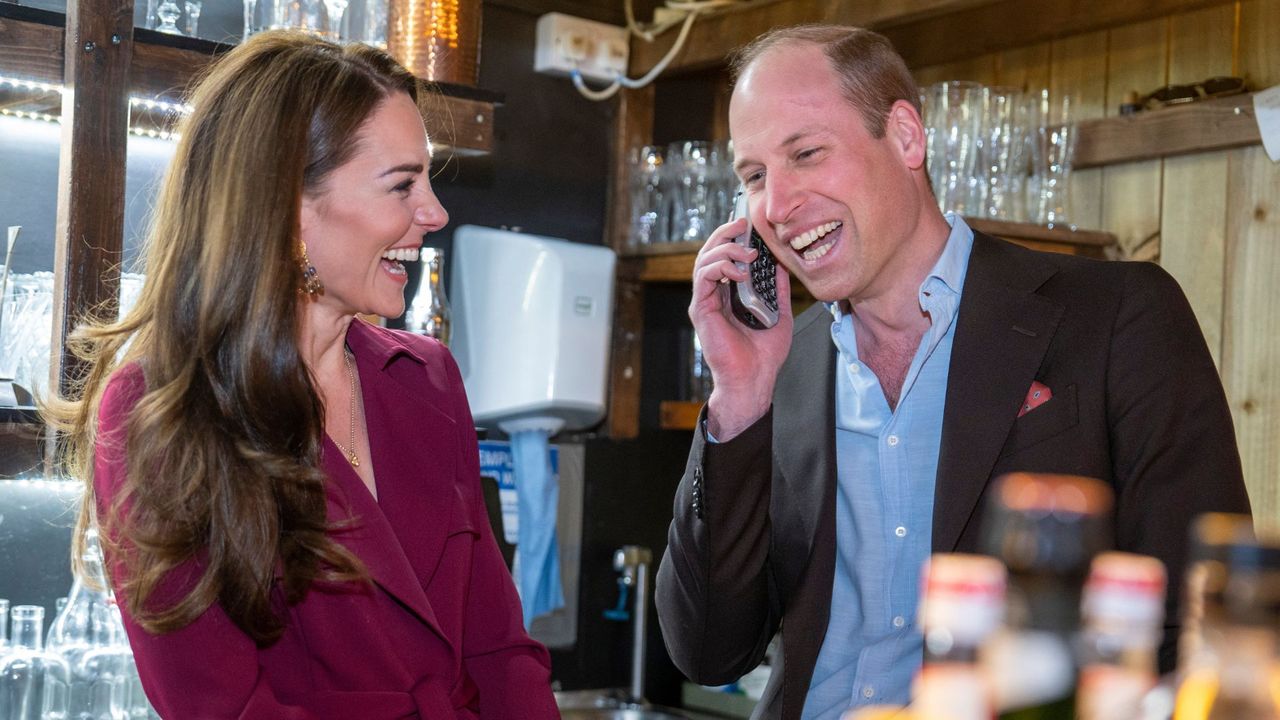 Prince William and Kate Middleton in Birmingham