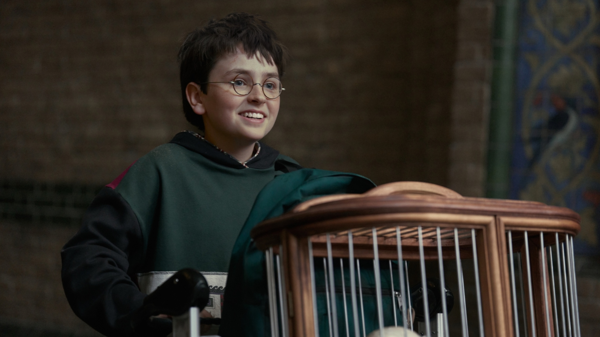 Dominic McLaughlin as Harry Potter in HBO's Harry Potter TV show