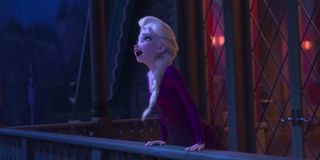 Elsa singing "Into the Unknown"