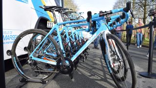 French Pro Continental team Delko Marseille Provence race aboard KTM framesets