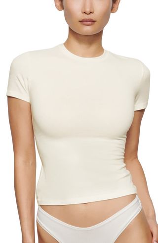 Stretch Cotton Jersey T-Shirt