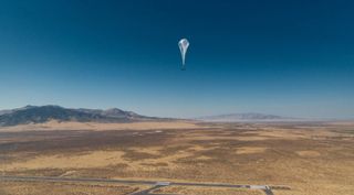 Google Project Loon balloon