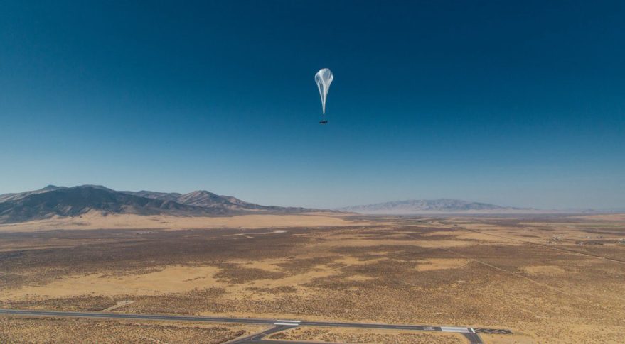 Google Project Loon balloon