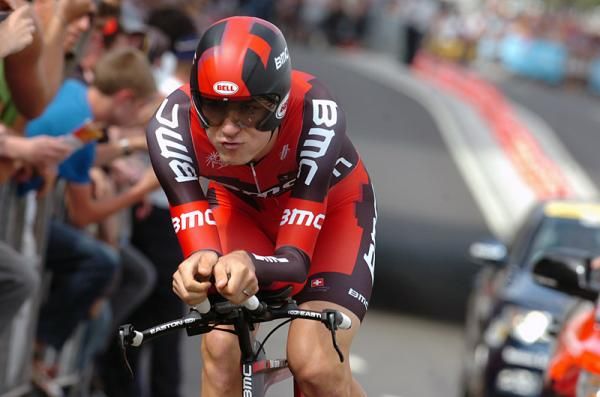 Tejay van Garderen (BMC) finished 4th in the Tour prologue.
