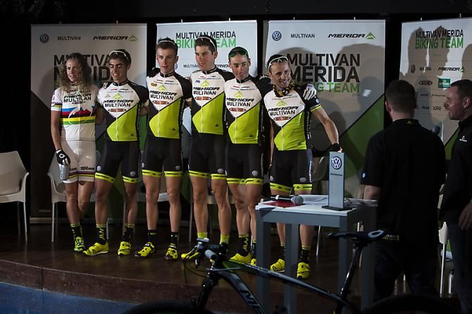 The Multivan Merida team is presented for 2014
