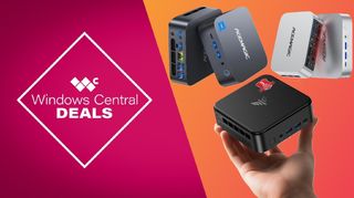 Windows Central promotional deal banner for Acemagic and Kamrui Mini-PCs