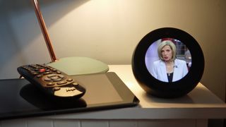 The Echo Spot is envisaged as a bedside alarm clock, rather than a kitchen companion like the Show 5 (Image Credit: TechRadar)