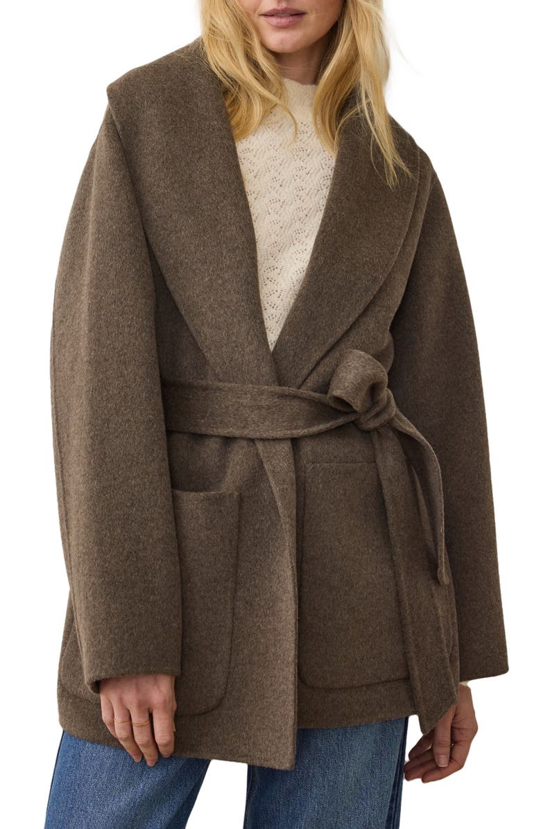 Colette Belted Wool Blend Jacket