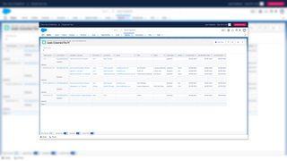 A screenshot of the Salesforce Essentials CRM interface