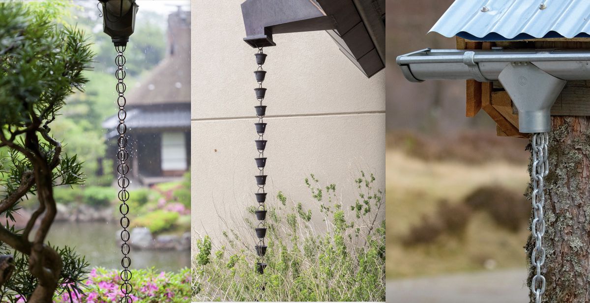 What is a rain chain? Find out how to use these gutter chains in your garden