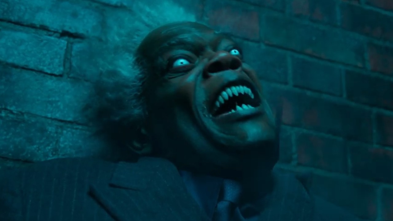 A sharp-toothed Samuel L. Jackson in Miss Peregrine's Home for Peculiar Children