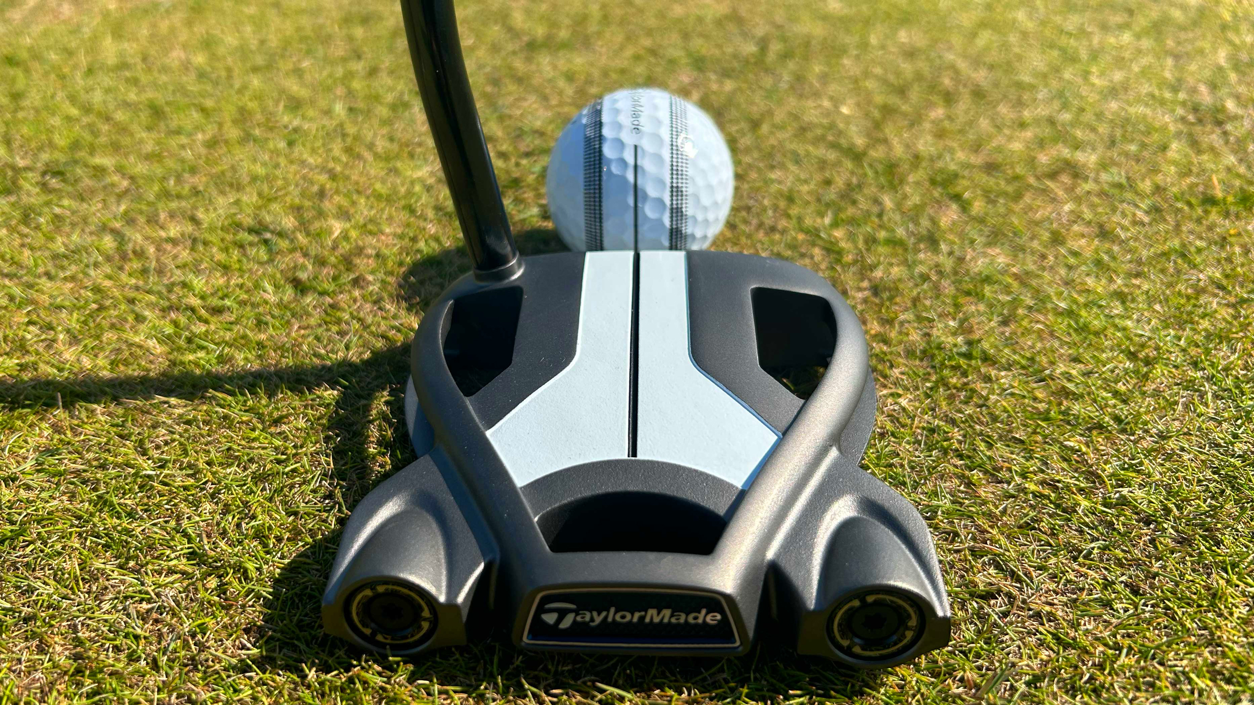 TaylorMade TP5x Stripe ball and Spider Tour putter