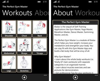 Gym Master Main Pages