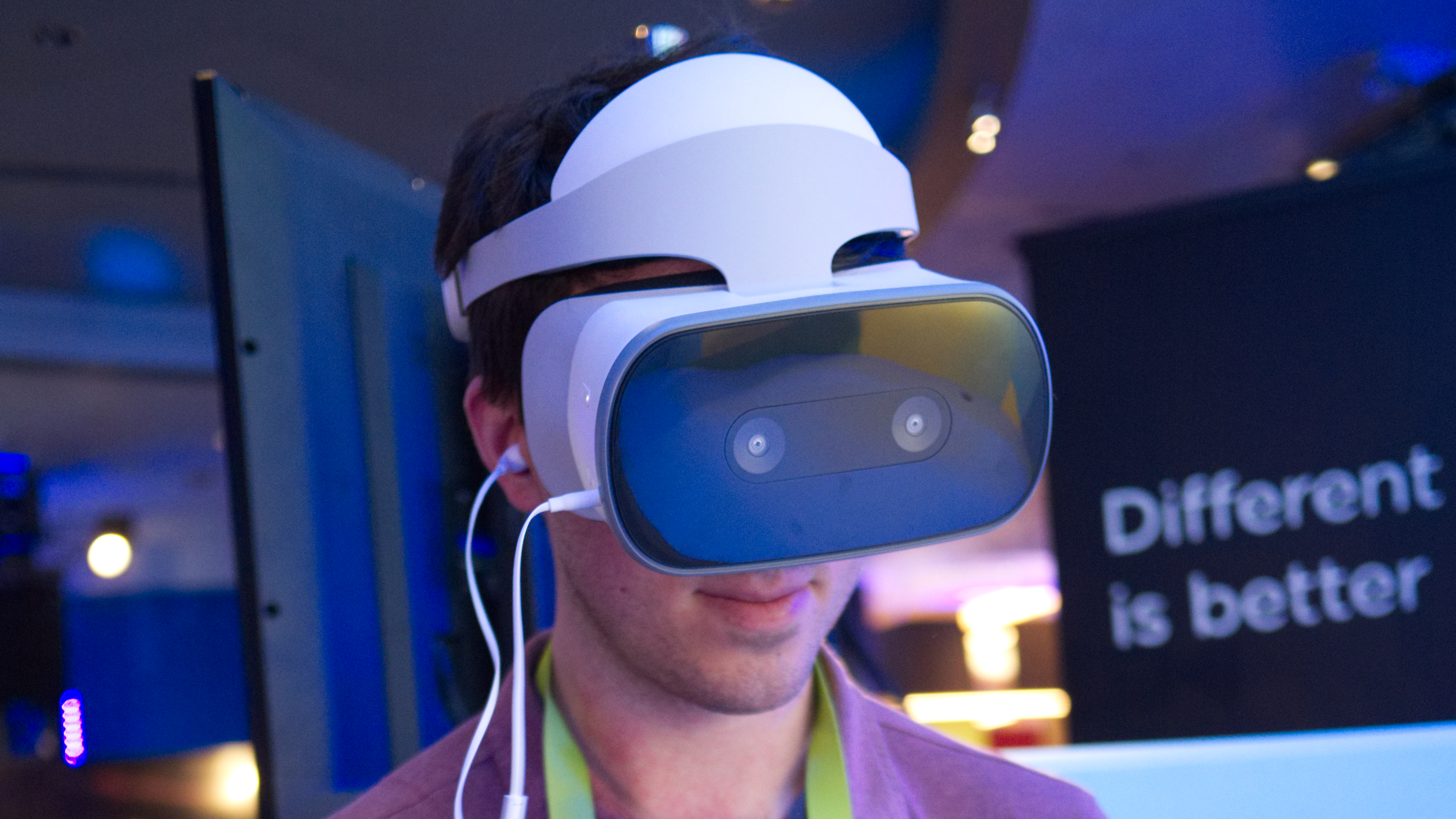 Lenovo Mirage Solo, the first standalone Daydream VR headset, is