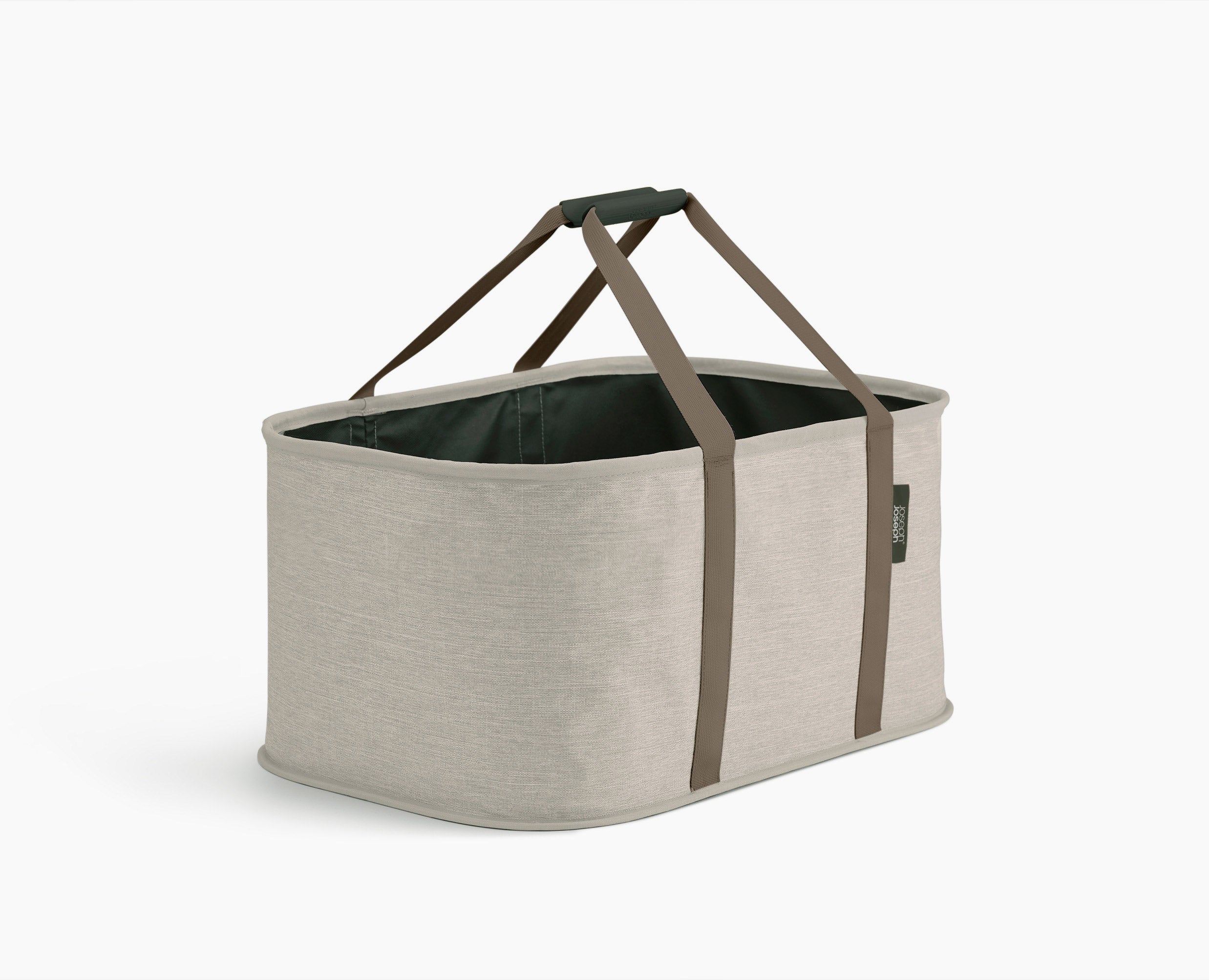 Hold-All&amp;trade; Ecru Collapsible 35l Laundry Basket