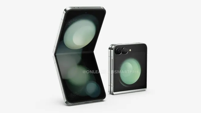 A leaked render of the Samsung Galaxy Z Flip 6