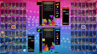 Tetris 99 on the Nintendo Switch
