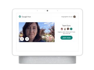 Video chat best sale google home hub