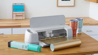 Cricut Maker 3 on a table with Smart Materials