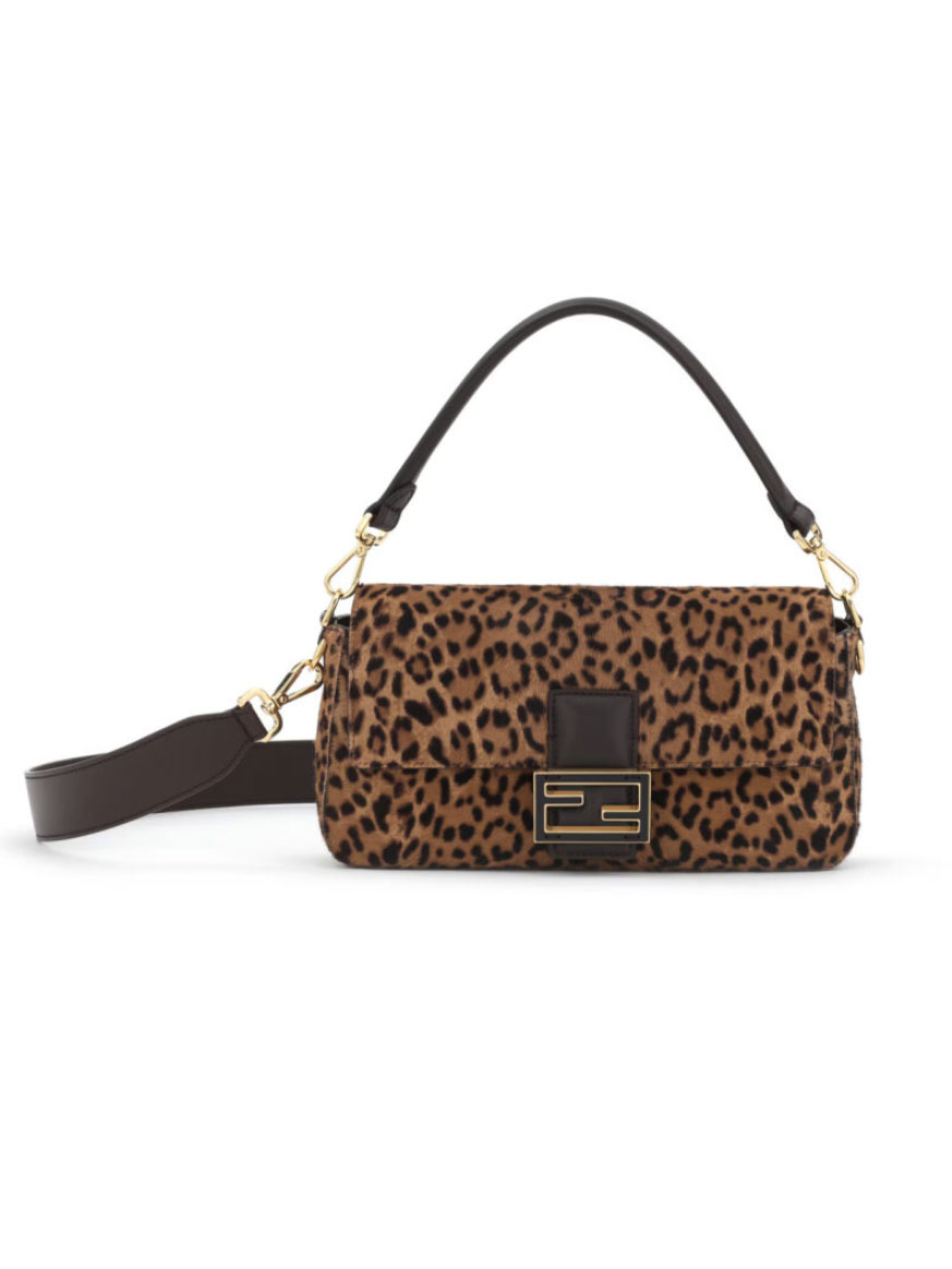 a leopard Fendi bag