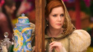 Amy Adams watching in Disenchanted