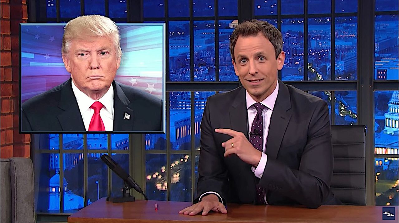 Seth Meyers tackles Donald Trump&amp;#039;s new lady problems