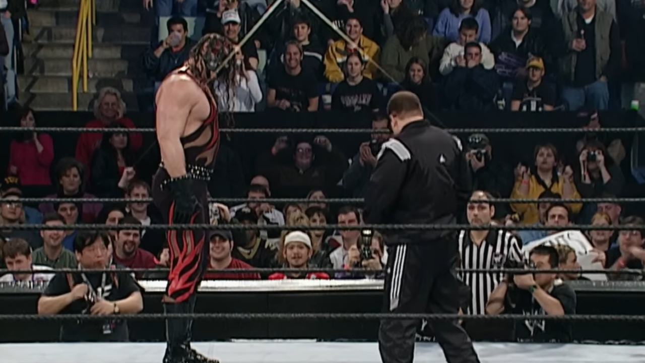 Drew Carey in the 2001 Royal Rumble