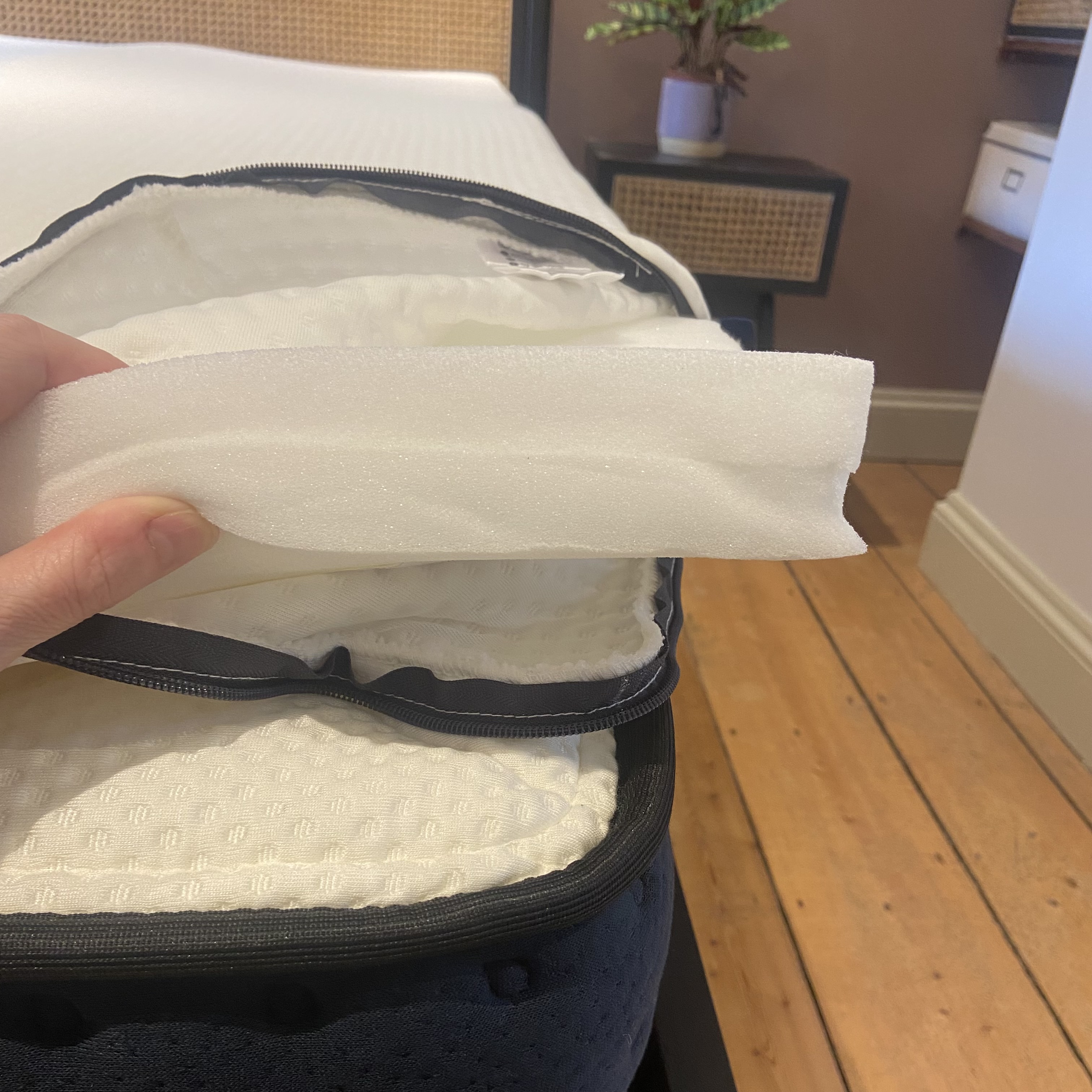 Emma Flip mattress topper testing at home