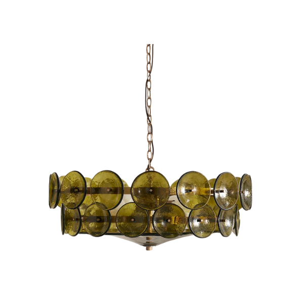 Soho Home, Lorenzo Chandelier, Green