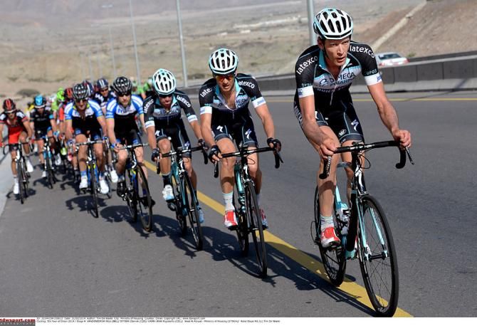 Stijn Vandenbergh, Zdenek Stybar and Rigoberto Uran
