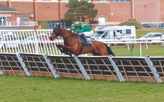 Lucas Murphy and Tuppence win at Ayr Racecourse.