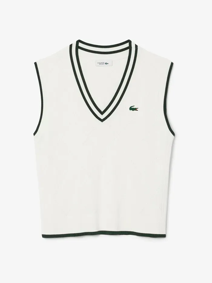 Lacoste, Women's Golf Stretch Sweater Vest