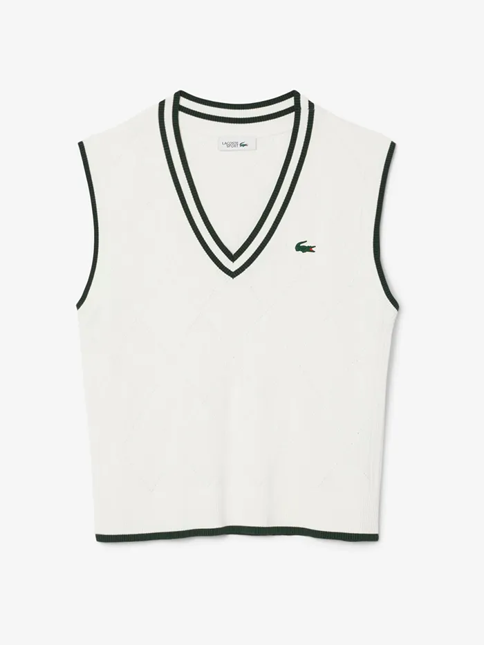 Lacoste, Women&#039;s Golf Stretch Sweater Vest