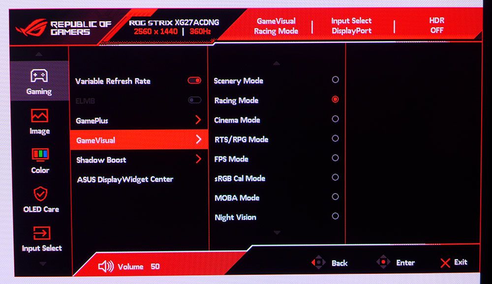 Asus XG27ACDNG