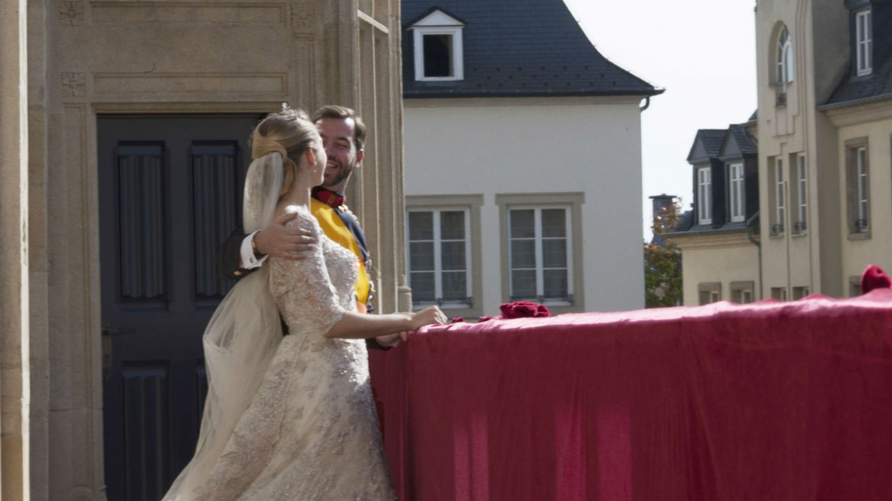 Prince Guillaume of Luxembourg and Princess Stephanie