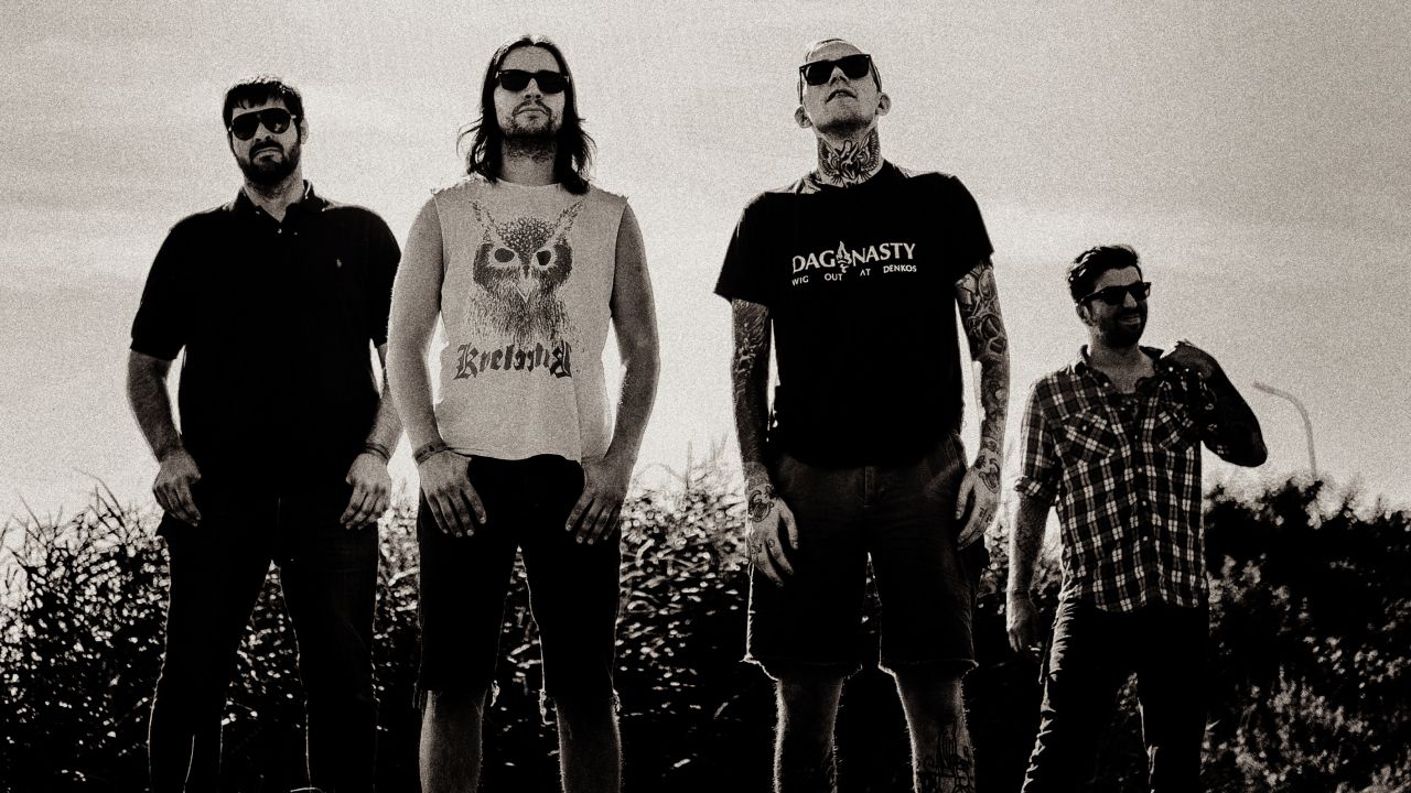 Jacob Bannon (second right) and Nate Newton (right), Converge