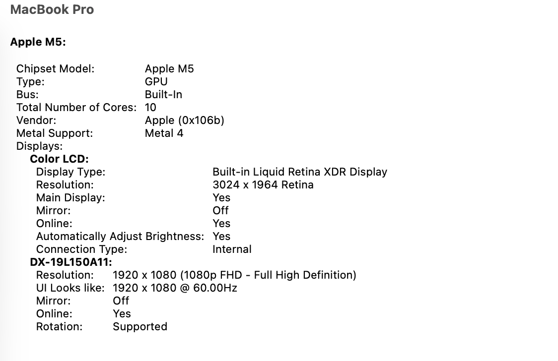 MacBook Pro 14-inch (M5, 2025)