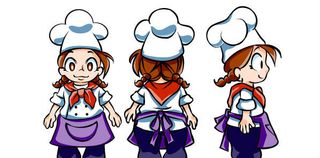 Vector art tutorials: Comic drawings of young girl chef