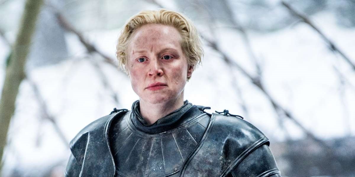 Gwendoline Christie as Brienne of Tarth in Game of Thrones