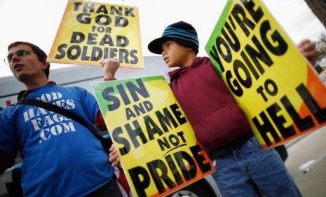 Last October, members of the Westboro Baptist Church demonstrated outside the Supreme Court, which has ruled that the church&amp;#039;s controversial protests are protected under the First Amendment. 