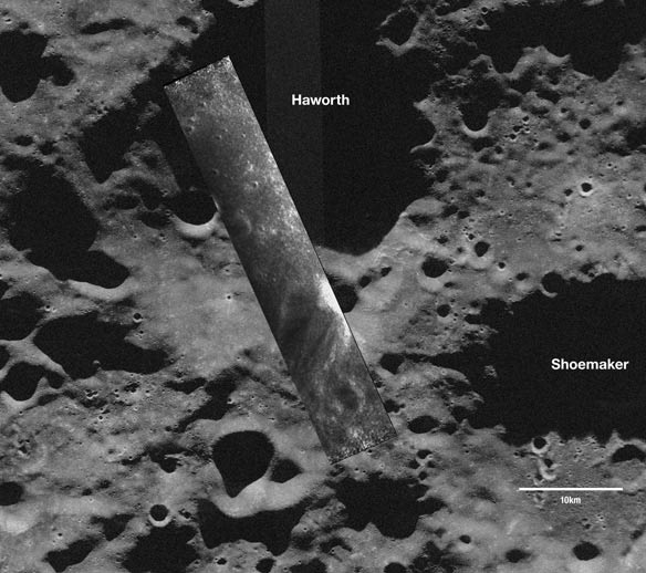 First Look Inside Dark Moon Craters