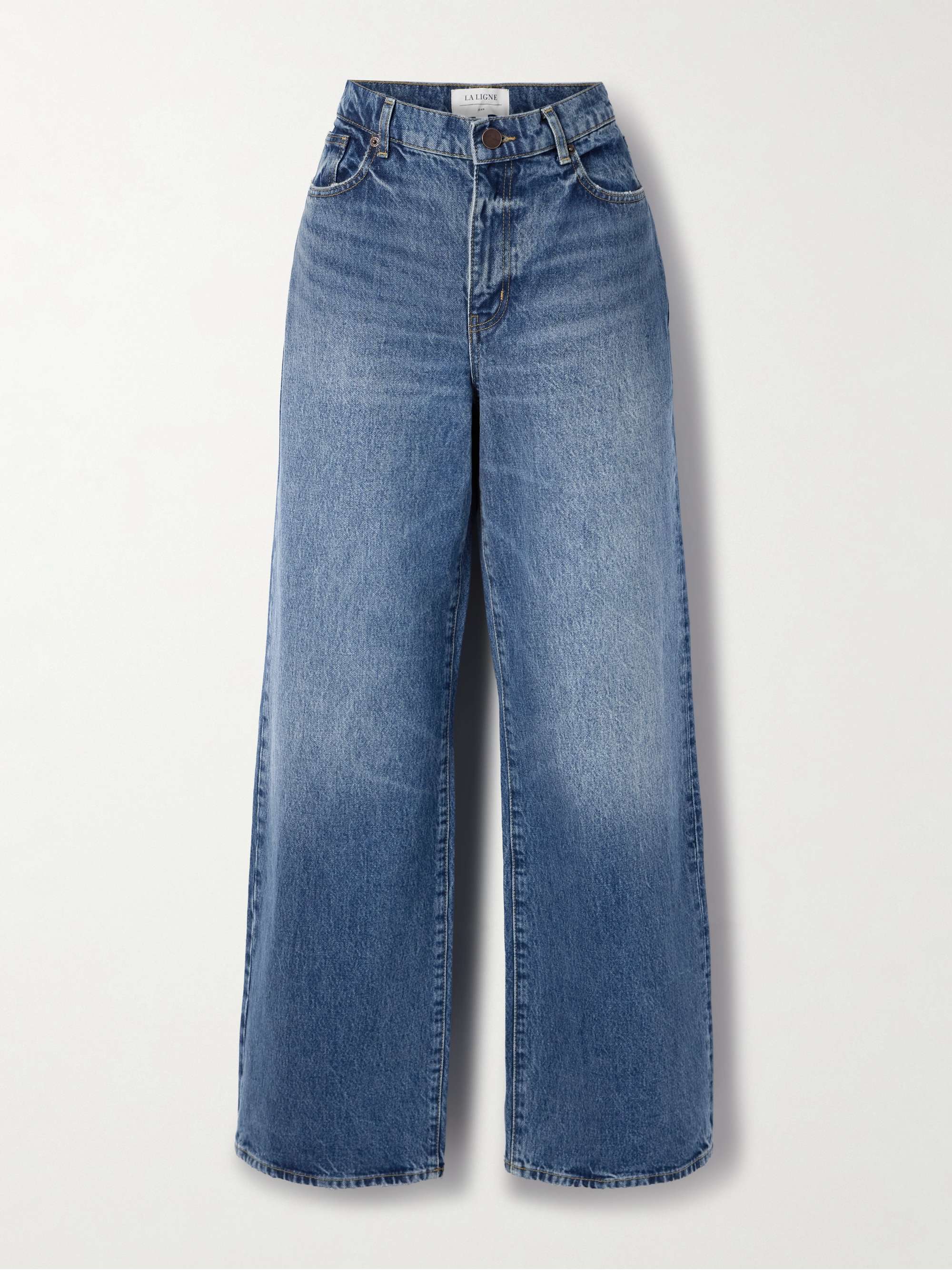Isadora High-Rise Wide-Leg Jeans