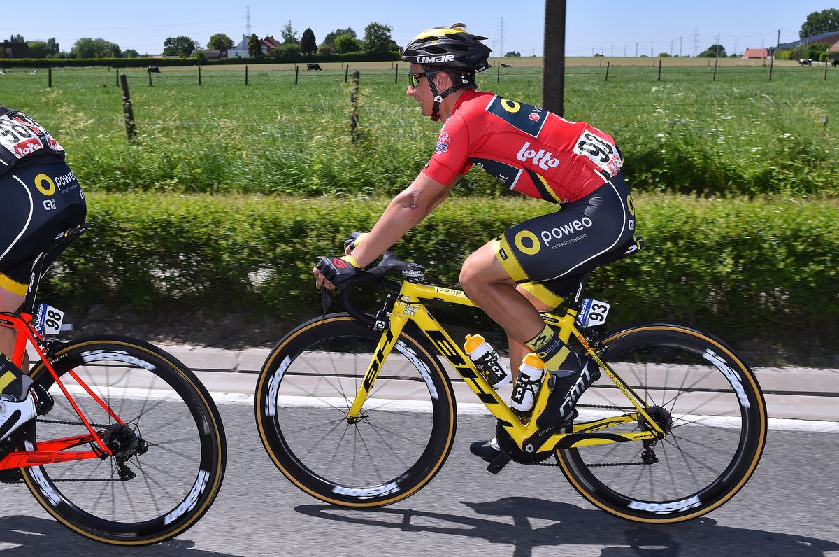 Race leader Bryan Coquard (Direct Energie)