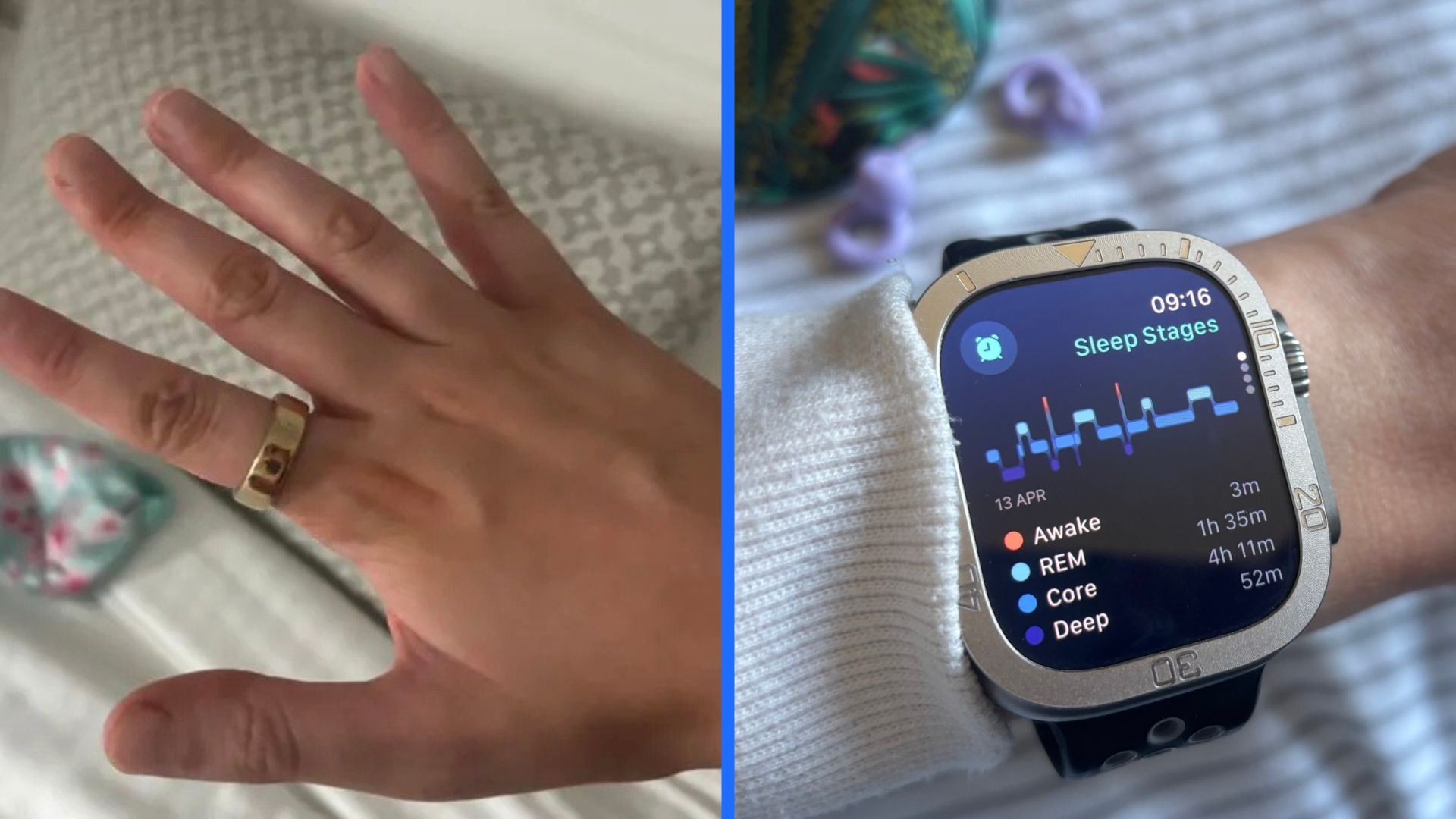 I've tested both sleep trackers, and this is how the Oura Ring 5 and the Apple Watch compare in terms of accuracy, price, and comfort