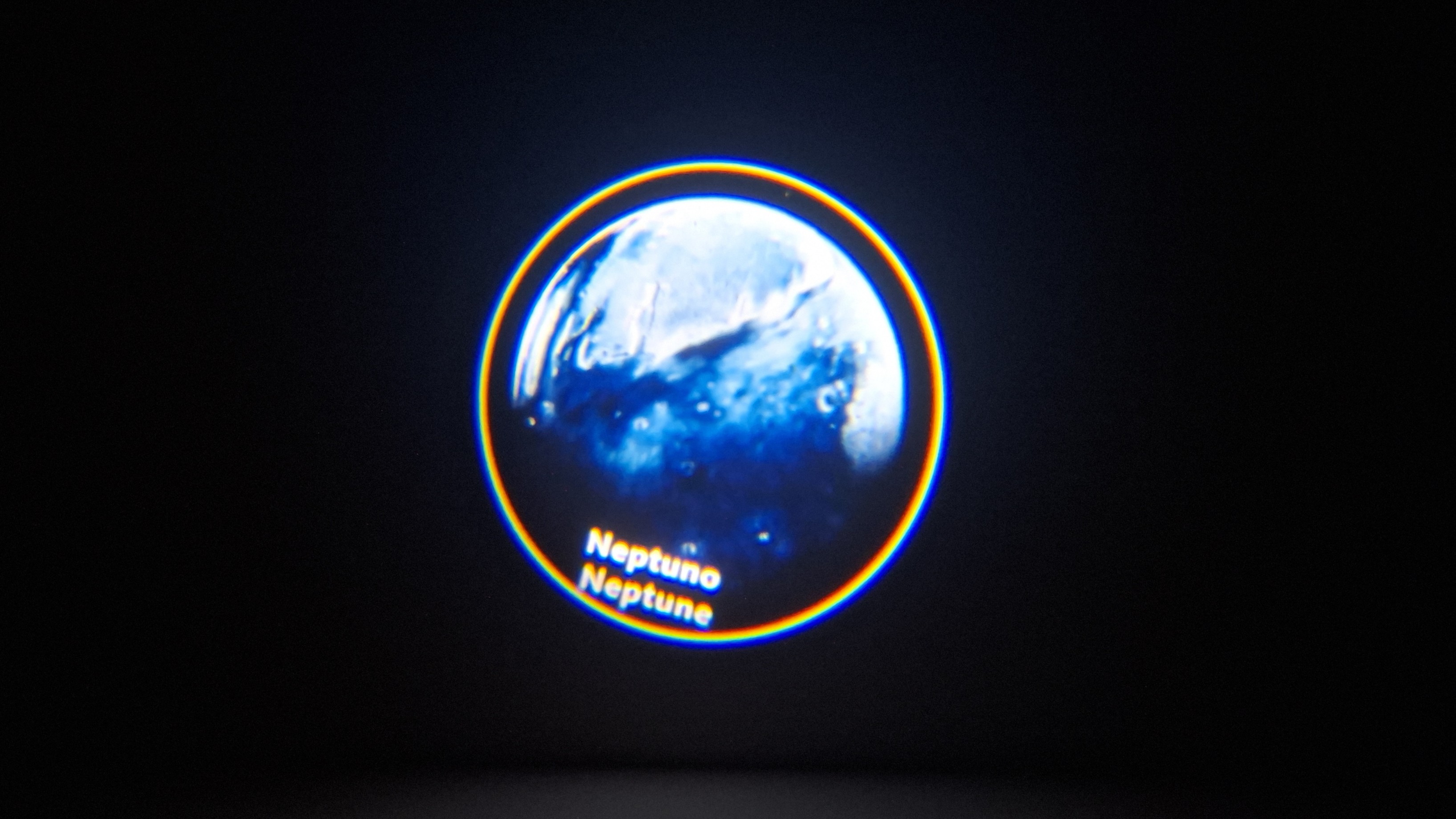 Science Can Solar System Planetary Projector projection