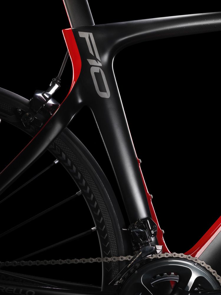The down tube of the F10